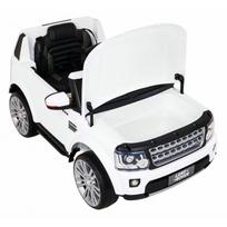 vaikiskas elektromobilus - Elektromobilis "Land Rover Discovery", baltas - 12 nuotrauka