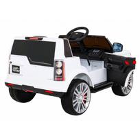 vaikiskas elektromobilus - Elektromobilis "Land Rover Discovery", baltas - 15 nuotrauka