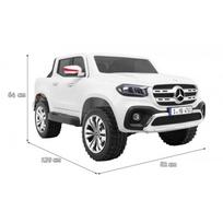 elektromobilis mercedes vaikams - Elektromobilis Mercedes Benz X-Class, baltas - 3 nuotrauka