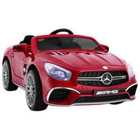 elektromobiliai vaikams 12v - Vaikiškas elektromobilis "Mercedes AMG SL65" Raudonas - Lakuotas - 6 nuotrauka