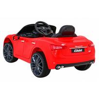 vaikiskos masinos vaikams - Elektromobilis  Maserati Ghibli , raudonas - 7 nuotrauka