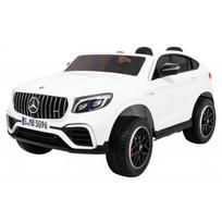 mercedes benz glc 63s - Vienvietis elektromobilis „Mercedes Benz GLC 63S“, baltas - 1 nuotrauka