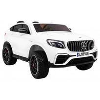 mercedes benz glc 63s - Vienvietis elektromobilis „Mercedes Benz GLC 63S“, baltas - 11 nuotrauka