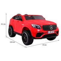 elektromobilis vaikams mercedes glc - Vaikiškas elektromobilis  Mercedes GLC 63S  Raudonas - 2 nuotrauka