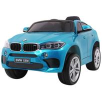 bmw x6 elektromobilis - Vaikiškas elektromobilis  BMW X6M  Mėlynas - lakuotas - 2 nuotrauka