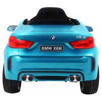 bmw x6 elektromobilis - Vaikiškas elektromobilis  BMW X6M  Mėlynas - lakuotas - 6 nuotrauka