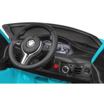 bmw x6 elektromobilis - Vaikiškas elektromobilis  BMW X6M  Mėlynas - lakuotas - 10 nuotrauka
