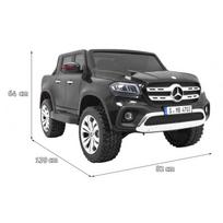 vaikiskas mercedes - Elektromobilis Mercedes Benz X-Class, juodas - 2 nuotrauka