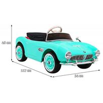 elektromobiliai vaikams bmw - Elektromobilis  BMW 507 Retro , žalias - 14 nuotrauka
