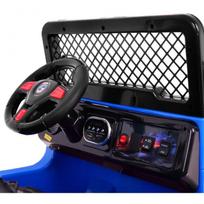 elektromobilis jeep - Elektromobilis  Raptor , mėlynas - 8 nuotrauka