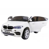 elektromobiliai vaikams bmw - Dvivietis elektromobilis "BMW X6M XXL", baltas - 3 nuotrauka