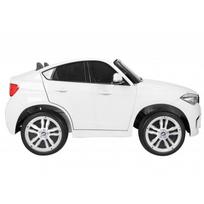 elektromobiliai vaikams bmw - Dvivietis elektromobilis "BMW X6M XXL", baltas - 4 nuotrauka