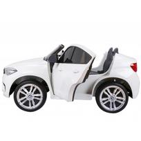 elektromobiliai vaikams bmw - Dvivietis elektromobilis "BMW X6M XXL", baltas - 5 nuotrauka