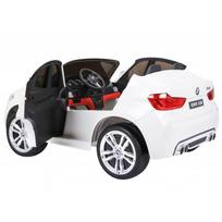 elektromobiliai vaikams bmw - Dvivietis elektromobilis "BMW X6M XXL", baltas - 6 nuotrauka