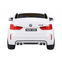 elektromobiliai vaikams bmw - Dvivietis elektromobilis "BMW X6M XXL", baltas - 7 nuotrauka