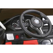 elektromobiliai vaikams bmw - Dvivietis elektromobilis "BMW X6M XXL", baltas - 9 nuotrauka