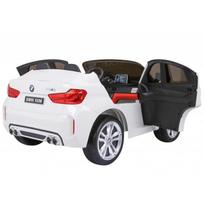 elektromobiliai vaikams bmw - Dvivietis elektromobilis "BMW X6M XXL", baltas - 11 nuotrauka