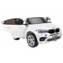 elektromobiliai vaikams bmw - Dvivietis elektromobilis "BMW X6M XXL", baltas - 14 nuotrauka
