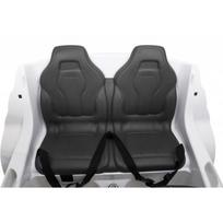elektromobiliai vaikams bmw - Dvivietis elektromobilis "BMW X6M XXL", baltas - 19 nuotrauka