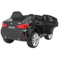 bmw - Vaikiškas elektromobilis "BMW X6M" Juodas - 10 nuotrauka