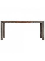 Valgomojo stalas, pilkas, 180x90x76cm, MDF, labai blizgus
