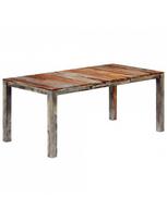 valgomojo pilkas stalas - Valgomojo stalas, pilkas, 180x90x76cm, MDF, labai blizgus - 3 nuotrauka