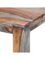 valgomojo pilkas stalas - Valgomojo stalas, pilkas, 180x90x76cm, MDF, labai blizgus - 6 nuotrauka