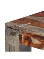 valgomojo pilkas stalas - Valgomojo stalas, pilkas, 180x90x76cm, MDF, labai blizgus - 7 nuotrauka