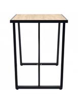 stalas 120x60 - Valgomojo stalas, ąžuolo spalvos, 120x60x75cm, MDF - 2 nuotrauka