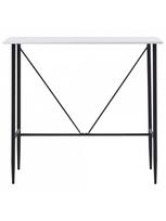 stalas 120x60 - Baro stalas, baltos spalvos, 120x60x110cm, MDF - 2 nuotrauka