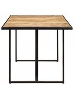 pigu lt valgomojo stalai - Valgomojo stalas VLX Rough Mango Wood 320693, rudas/juodas, 1600 mm x 800 mm x 760 mm - 5 nuotrauka