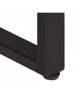 pigu lt valgomojo stalai - Valgomojo stalas VLX Rough Mango Wood 320693, rudas/juodas, 1600 mm x 800 mm x 760 mm - 6 nuotrauka
