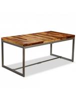 valgomojo stalas tvirtas - Valgomojo stalas VLX Solid Sheesham Wood 244797, rudas, 1800 mm x 900 mm x 760 mm - 3 nuotrauka