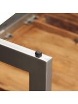 valgomojo stalas tvirtas - Valgomojo stalas VLX Solid Sheesham Wood 244797, rudas, 1800 mm x 900 mm x 760 mm - 8 nuotrauka