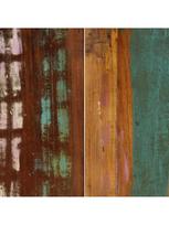 mediena 70 mm - Valgomojo stalas VLX Solid Reclaimed Wood 247421, rudas, 1400 mm x 700 mm x 750 mm - 5 nuotrauka