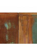 mediena 70 mm - Valgomojo stalas VLX Solid Reclaimed Wood 247421, rudas, 1400 mm x 700 mm x 750 mm - 6 nuotrauka