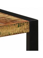 mediena 70 mm - Valgomojo stalas VLX Solid Reclaimed Wood 247421, rudas, 1400 mm x 700 mm x 750 mm - 9 nuotrauka