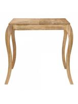 rudas valgomasis stalas - Valgomojo stalas VLX Solid Mango Wood 247114, rudas, 1350 mm x 750 mm x 760 mm - 1 nuotrauka