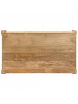 rudas valgomasis stalas - Valgomojo stalas VLX Solid Mango Wood 247114, rudas, 1350 mm x 750 mm x 760 mm - 4 nuotrauka