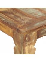 pigu lt valgomojo stalai - Valgomojo stalas VLX Solid Reclaimed Wood, rudas, 1400 mm x 700 mm x 760 mm - 5 nuotrauka