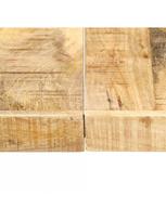 valgomojo stalas 160 80 - Valgomojo stalas VLX 247417, rudas/juodas, 1600 mm x 800 mm x 750 mm - 6 nuotrauka
