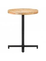 bistro staliukas - Baro stalas VLX Bistro 320265, juodas/šviesiai ruda, 600 mm x 600 mm x 750 mm - 2 nuotrauka