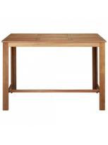 baro stalas lt - Baro stalas VLX Solid Acacia Wood 246665, rudas, 1500 mm x 700 mm x 1050 mm - 3 nuotrauka
