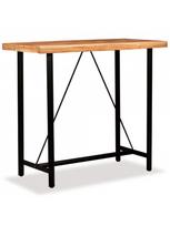 Baro stalas VLX Bar Table 245436, rudas/juodas, 600 mm x 1200 mm x 1070 mm