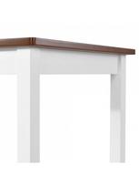 baro stalas lt - Baro stalas VLX Solid Wood 245548, rudas/baltas, 1080 mm x 600 mm x 910 mm - 5 nuotrauka