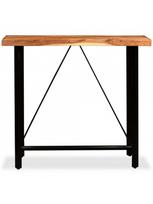 1070 - Baro stalas VLX Bar Table 245436, rudas/juodas, 600 mm x 1200 mm x 1070 mm - 2 nuotrauka