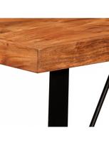 1070 - Baro stalas VLX Bar Table 245436, rudas/juodas, 600 mm x 1200 mm x 1070 mm - 5 nuotrauka