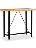 1070 - Baro stalas VLX Bar Table 245436, rudas/juodas, 600 mm x 1200 mm x 1070 mm - 6 nuotrauka