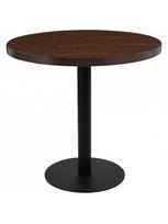 Baro stalas VLX Bistro 286425, tamsiai ruda, 800 mm x 800 mm x 750 mm