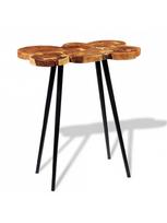 rudas valgomasis stalas - Baro stalas VLX Solid Acacia Wood, rudas, 900 mm x 600 mm x 1100 mm - 2 nuotrauka